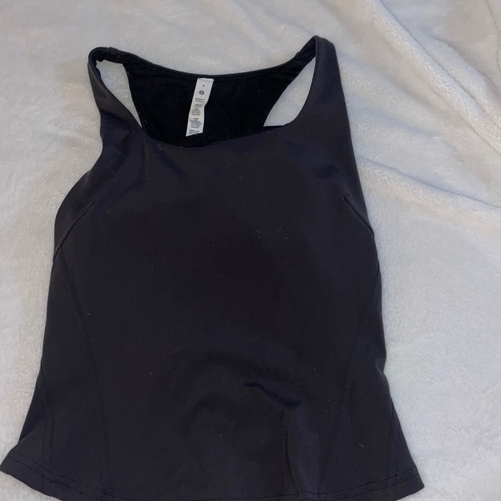 Lululemon Black Instill Tank Size 4 🪩🪩